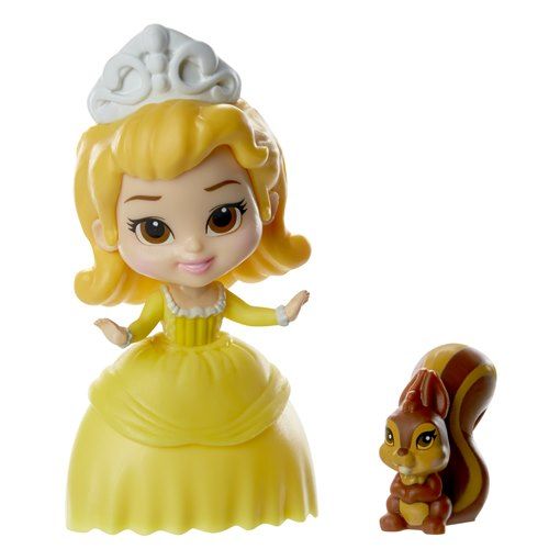Disney Sofia minidukke med figur - Amber og Whatnaught - 7 cm